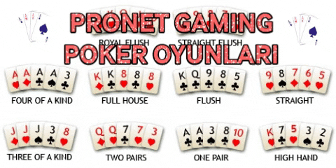 pronetgaming poker oyunları